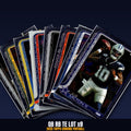2025 Topps Chrome QB RB TE Lot x8 - Daniel Jones, Swift, Hunter Henry