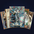 Aidan Hutchinson 5-Card Lot - Lions - Resurgence Lazer, Topps Chrome, Signature