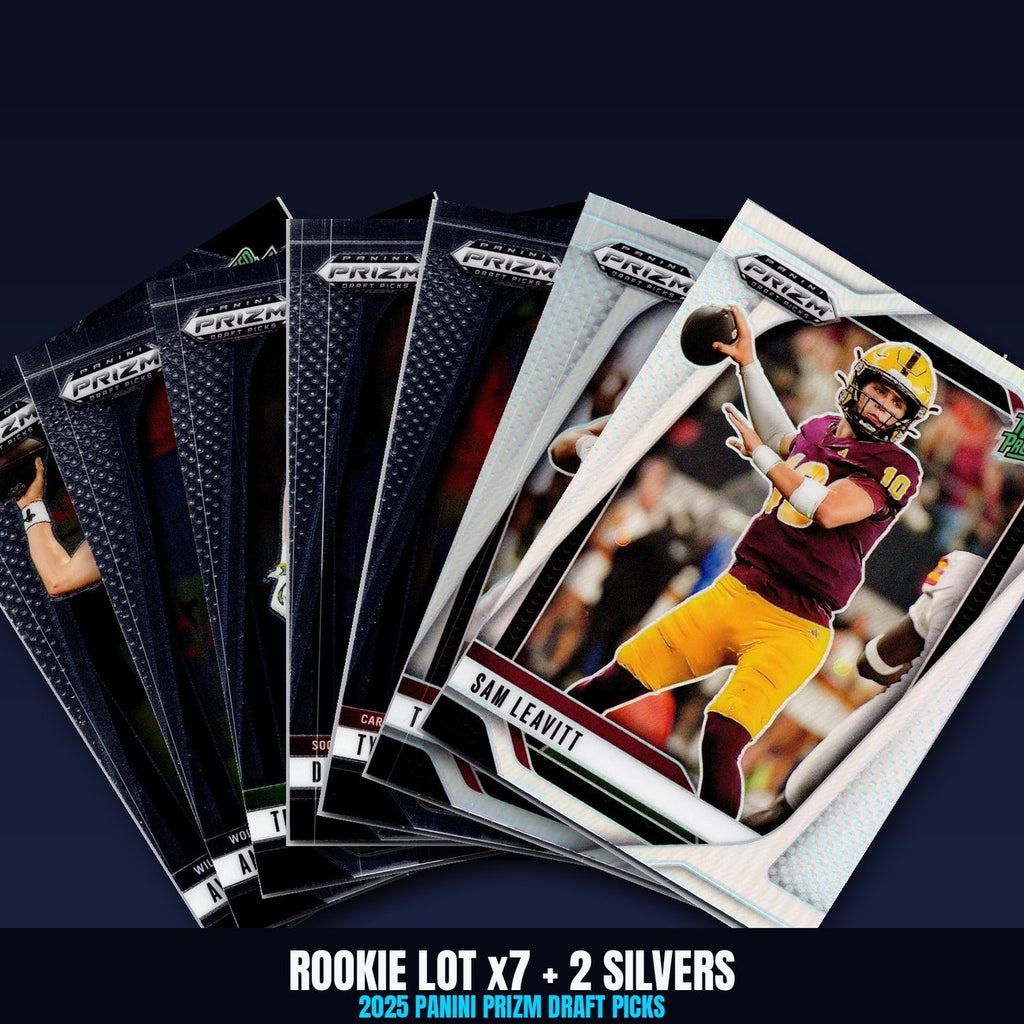 2025 Prizm Draft Picks Rookie Lot x7 - Shough, Stutsman + 2 Silver Prizms