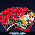 2025 Prizm Draft Picks RED CRACKED ICE QB/WR Lot x8 - Gabriel, Howard, Royals