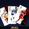 2025 Topps Signature Class Star TE Lot x3 - Kittle, Tyler Warren RC, McBride