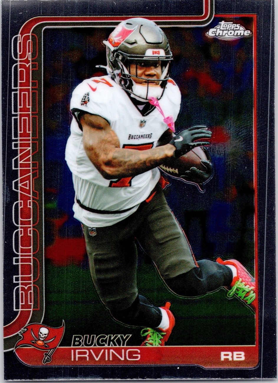 2025 Topps Chrome NFL Stars Lot x8 - Bucky Irving, James Cook, LaPorta