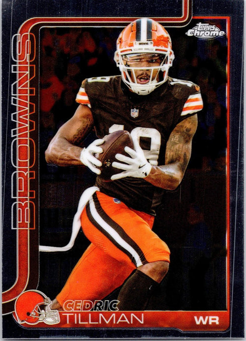 2025 Topps Chrome WR Lot x9 - Shakir, Pearsall, Downs, Doubs, Mooney