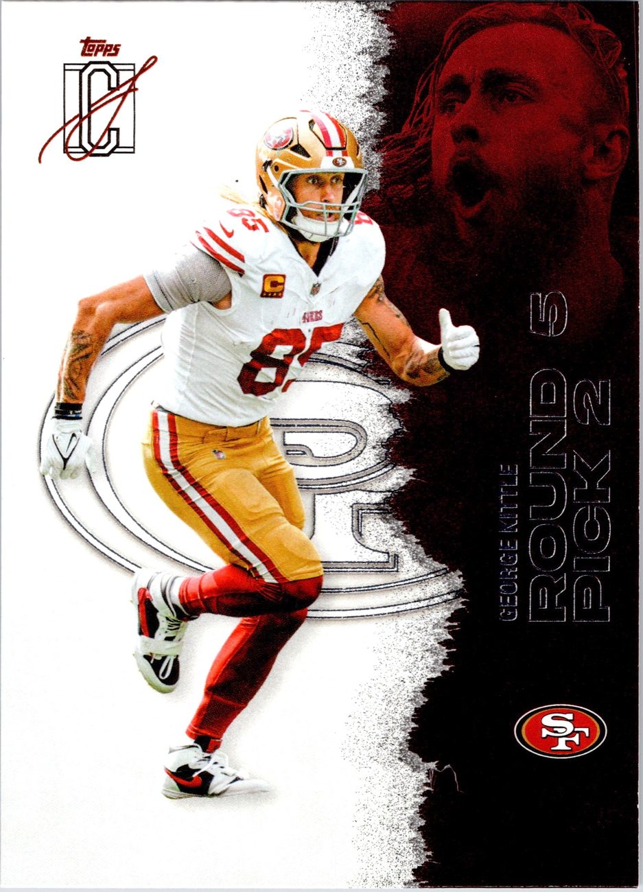 2025 Topps Signature Class Star TE Lot x3 - Kittle, Tyler Warren RC, McBride