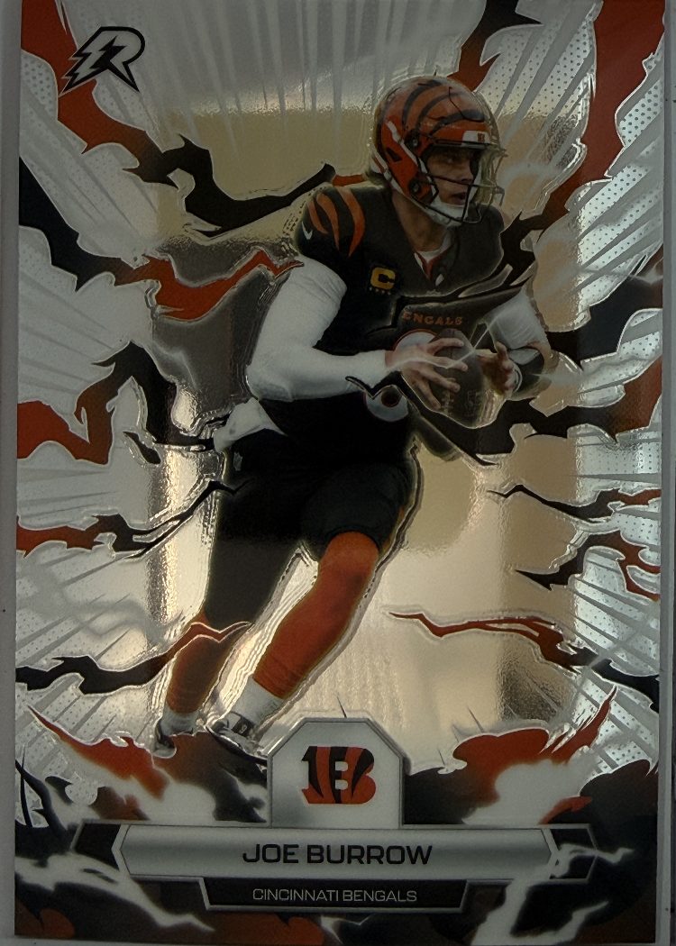 Joe Burrow 3-Card Lot - Prizm Draft Picks Red Parallel + Silver + Resurgence