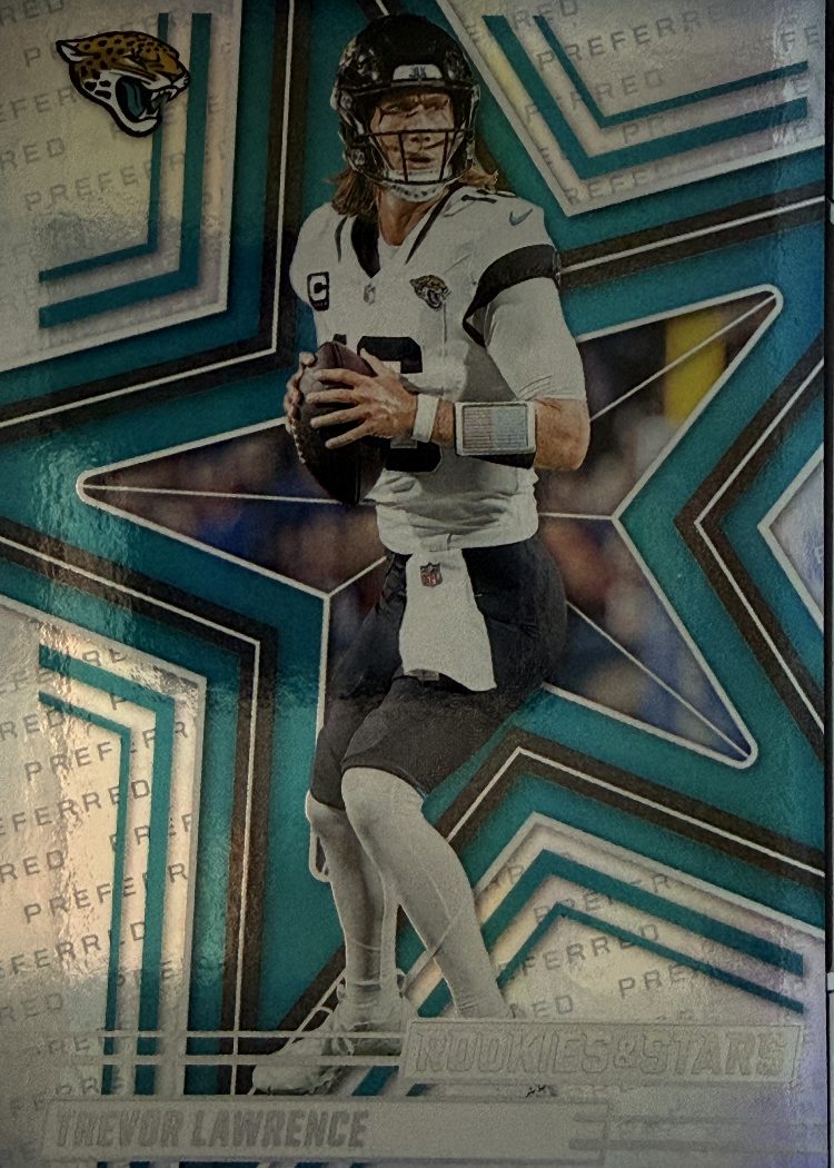 Trevor Lawrence 3-Card Lot Jaguars - Rookies & Stars + Topps Resurgence x2
