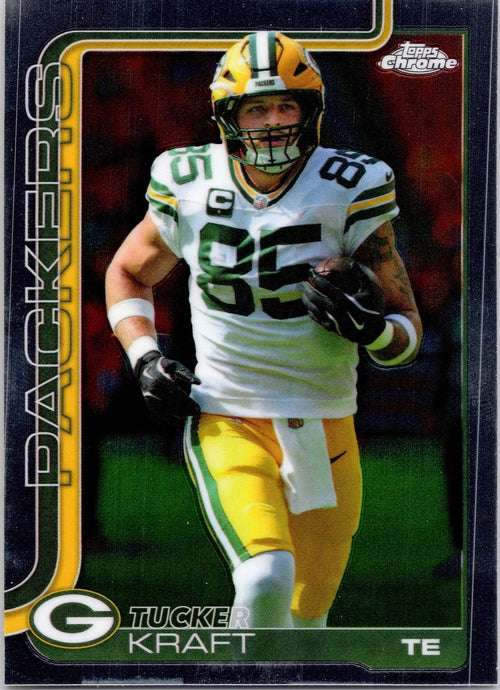 2025 Topps Chrome QB RB TE Lot x8 - Daniel Jones, Swift, Hunter Henry
