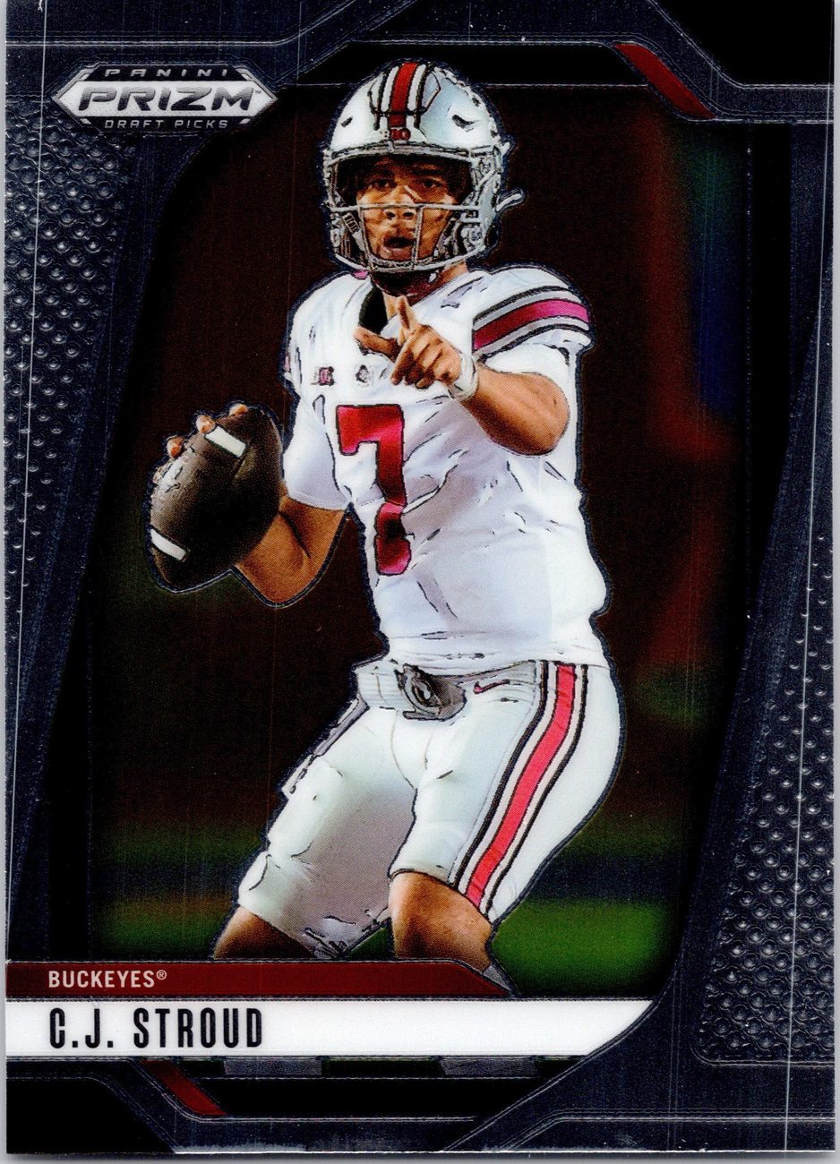 2025 Prizm Draft Picks NFL Stars Lot x4 - Goff, Stroud, Purdy, Collins Red Ice