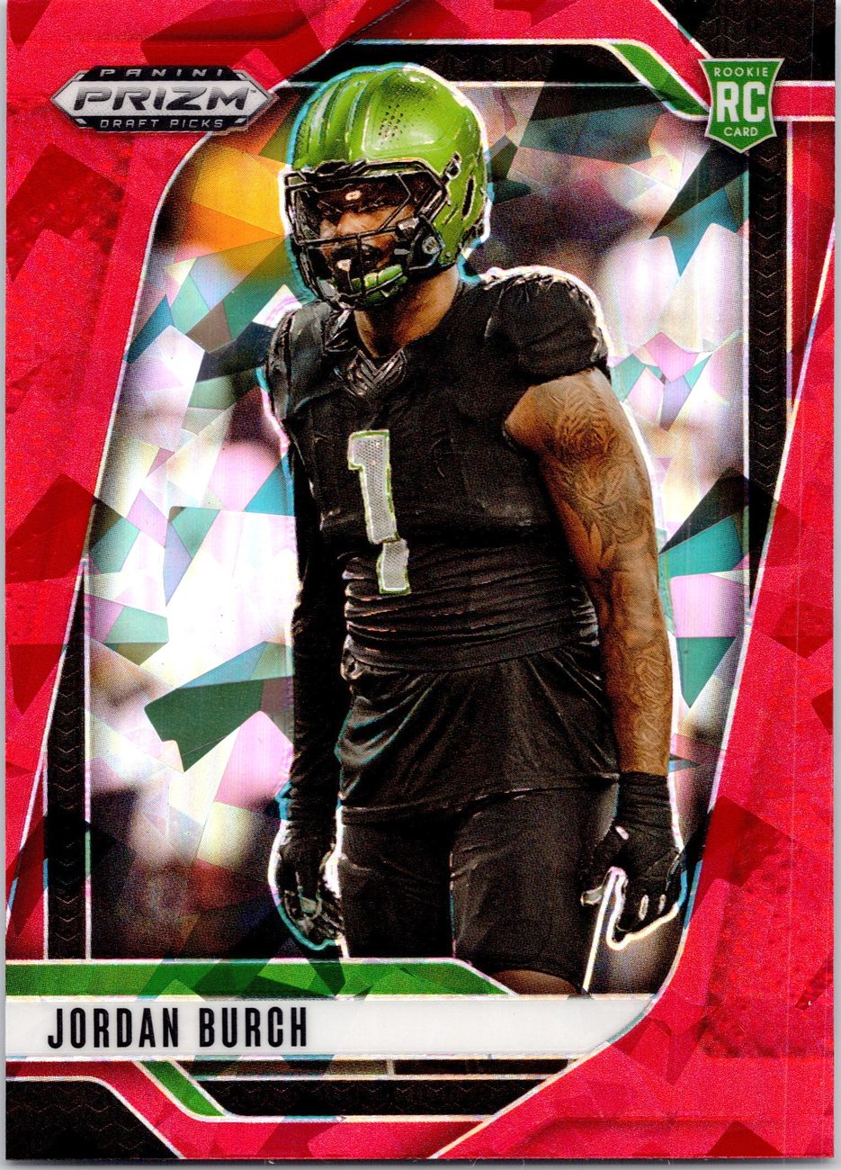 2025 Prizm Draft Picks RED CRACKED ICE Defense Lot x8 - Tuimoloau, W.Johnson