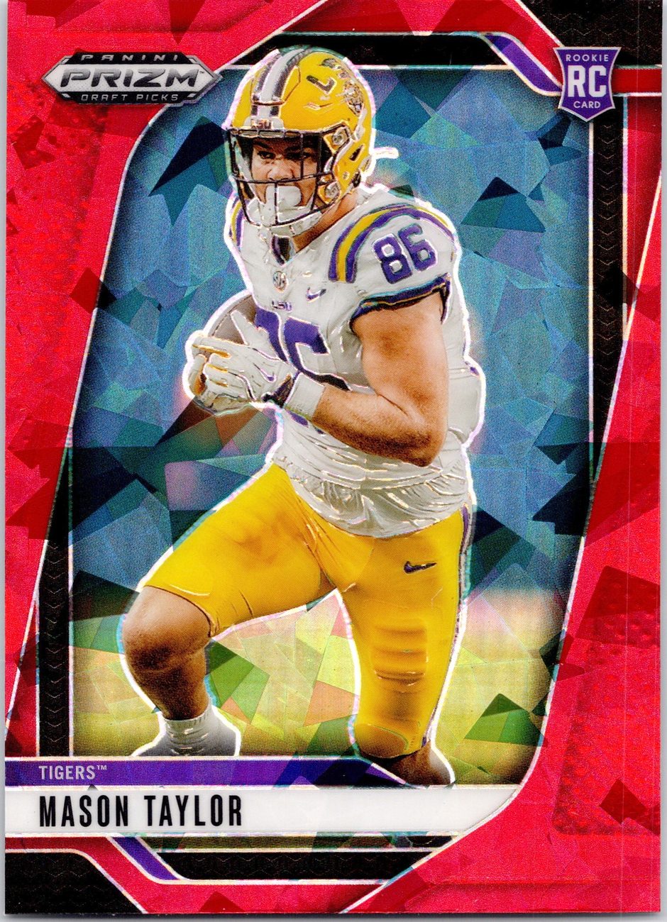 2025 Prizm Draft Picks RED CRACKED ICE Skill Lot x8 - Sampson, Kaleb Johnson