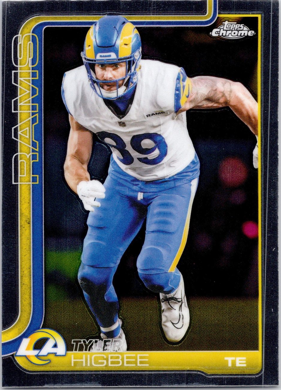 2025 Topps Chrome QB RB TE Lot x8 - Daniel Jones, Swift, Hunter Henry