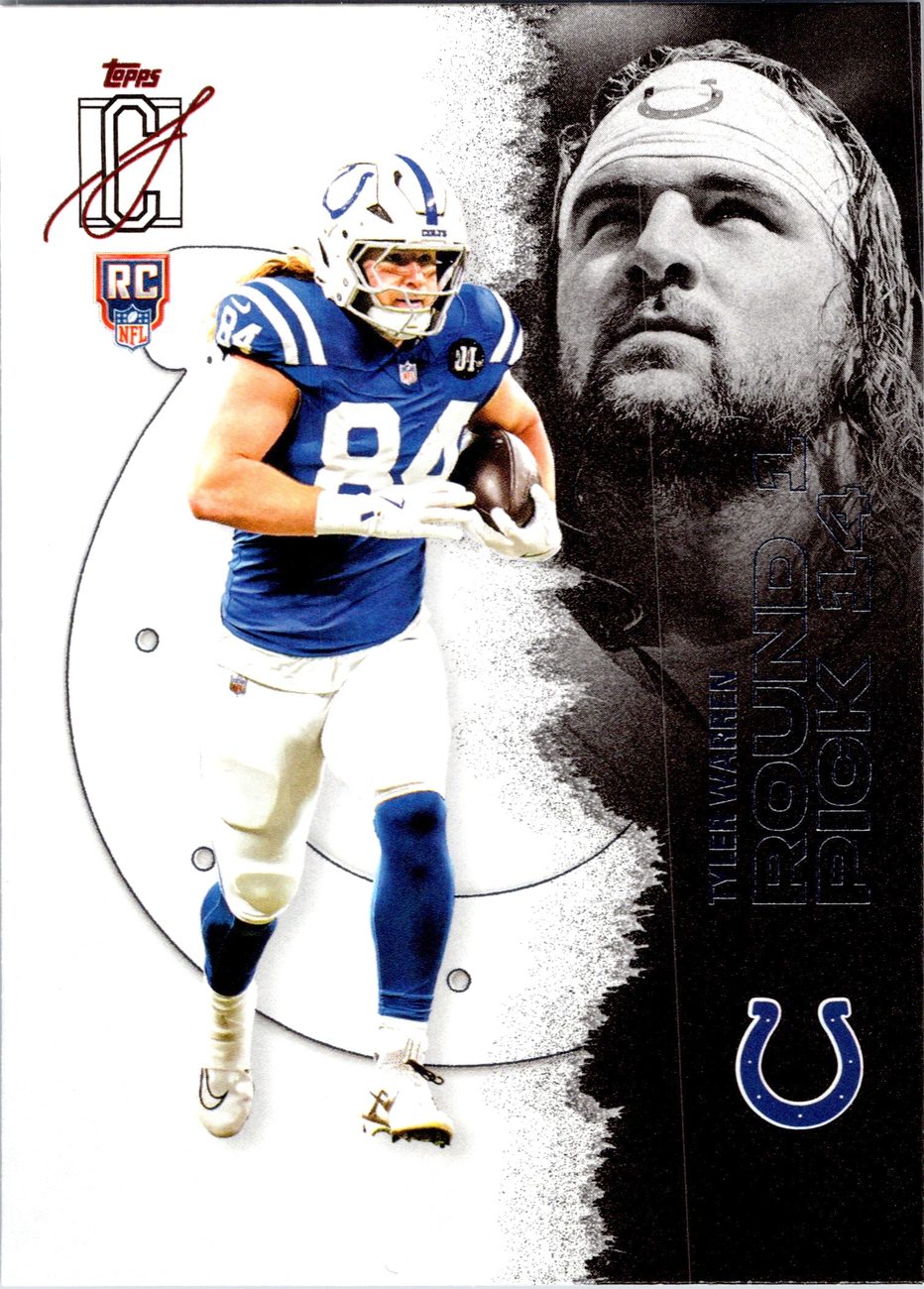 2025 Topps Signature Class Star TE Lot x3 - Kittle, Tyler Warren RC, McBride