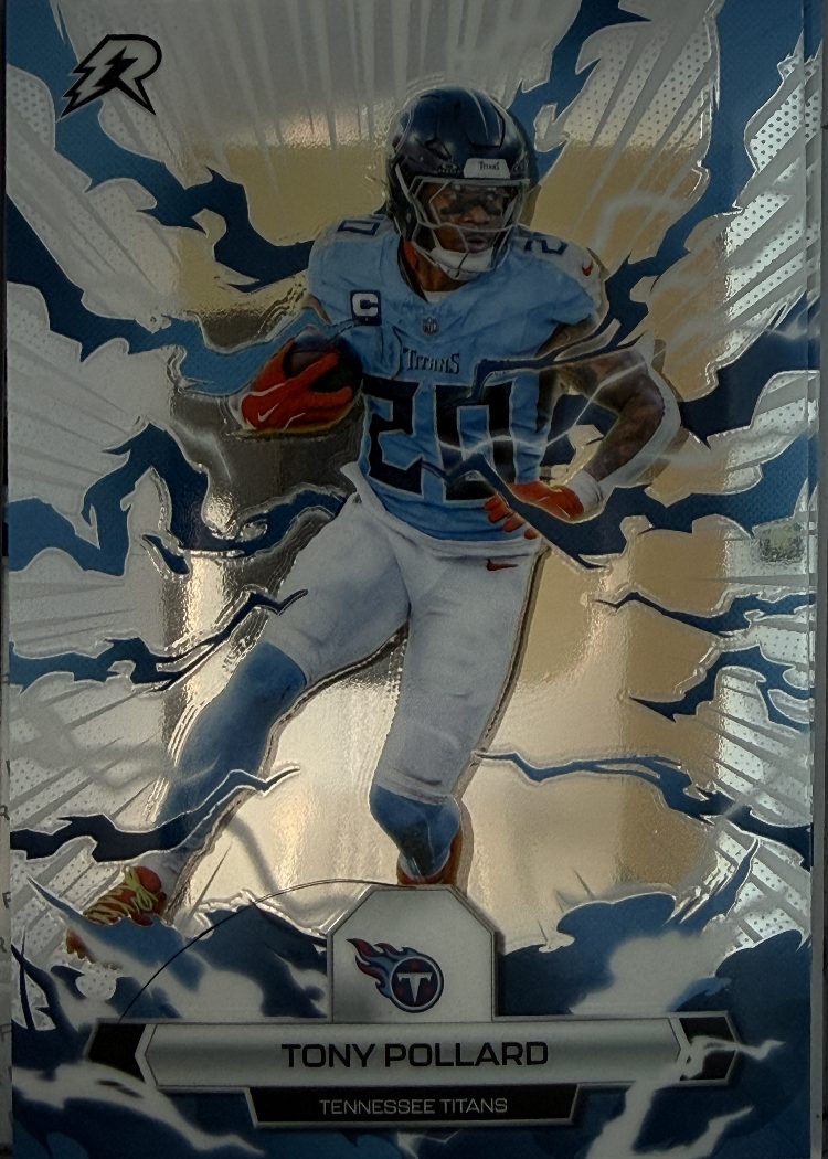 Tony Pollard 4-Card Lot Titans - Pink & Teal Lazer, Rookies & Stars, Resurgence