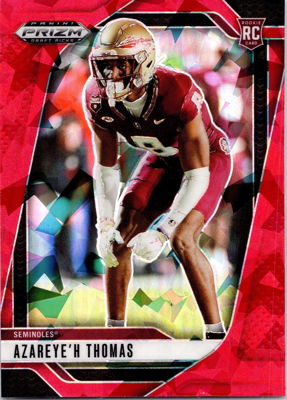 2025 Prizm Draft Picks RED CRACKED ICE Defense Lot x8 - Tuimoloau, W.Johnson