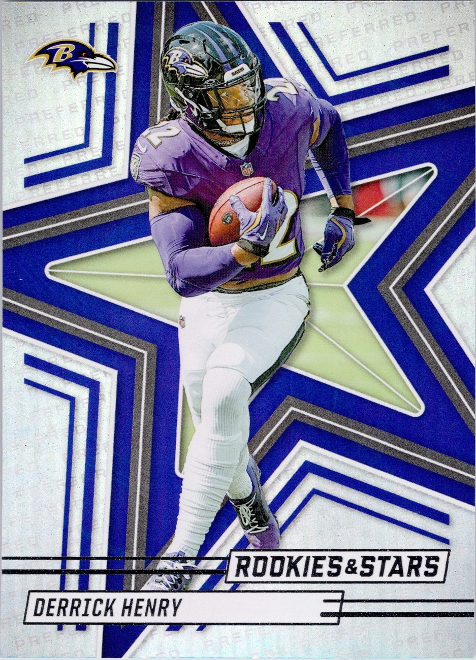 2025 Rookies & Stars RB Lot x6 - Henry, Jacobs, Jonathan Taylor, Bijan