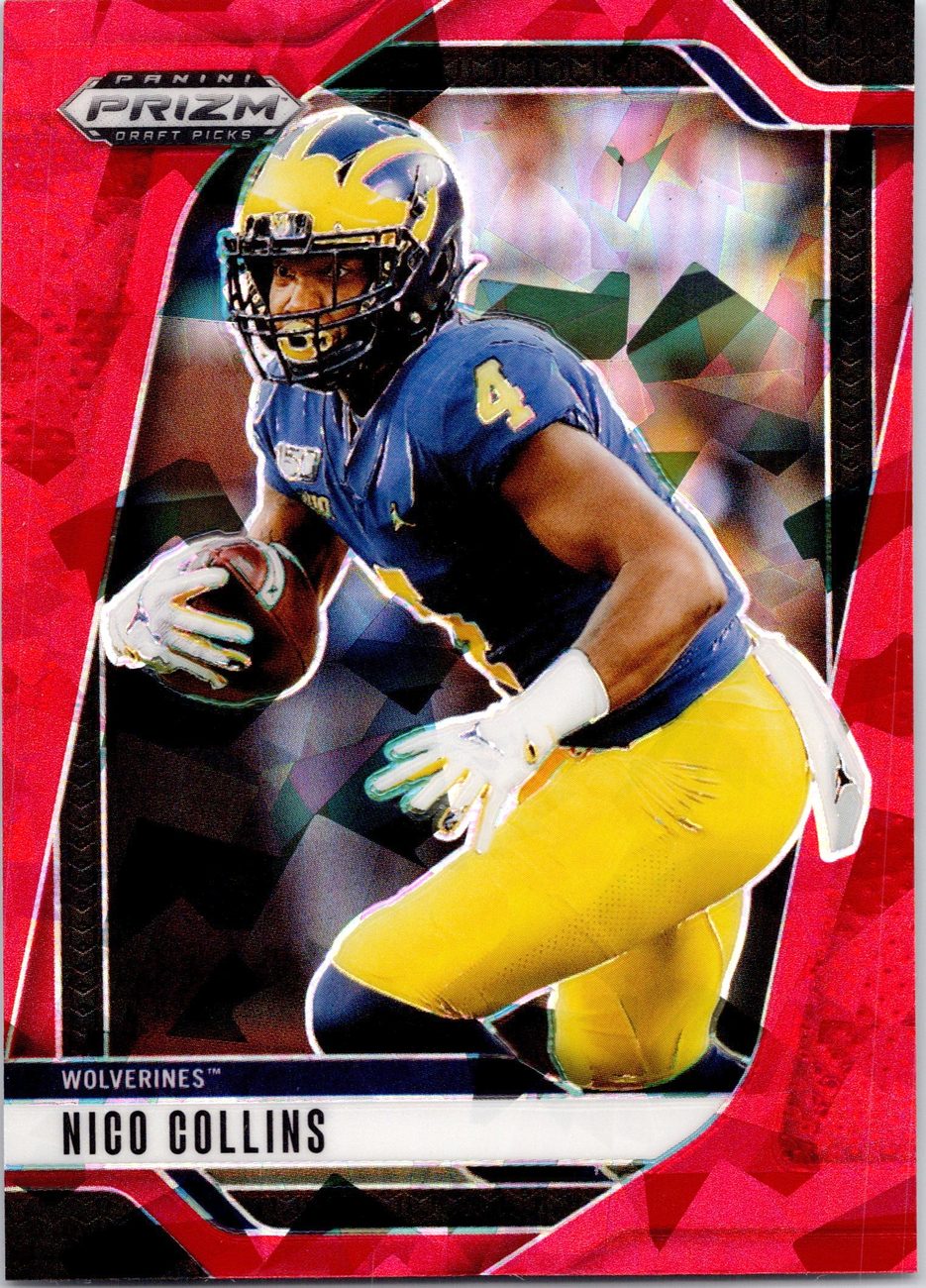 2025 Prizm Draft Picks NFL Stars Lot x4 - Goff, Stroud, Purdy, Collins Red Ice