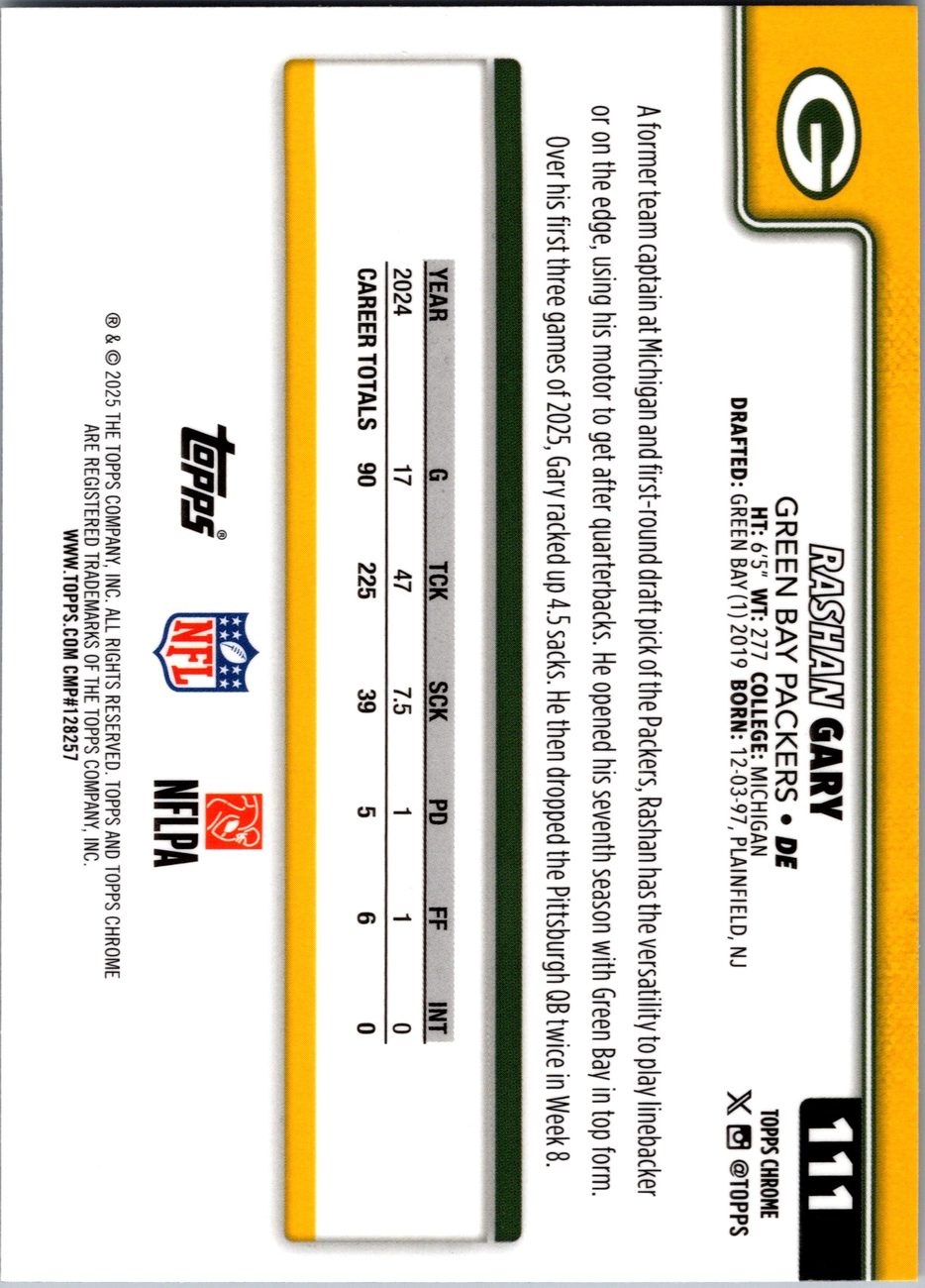 2025 Topps Chrome Defense Lot x9 - Stingley, Harrison Smith, Jared Verse