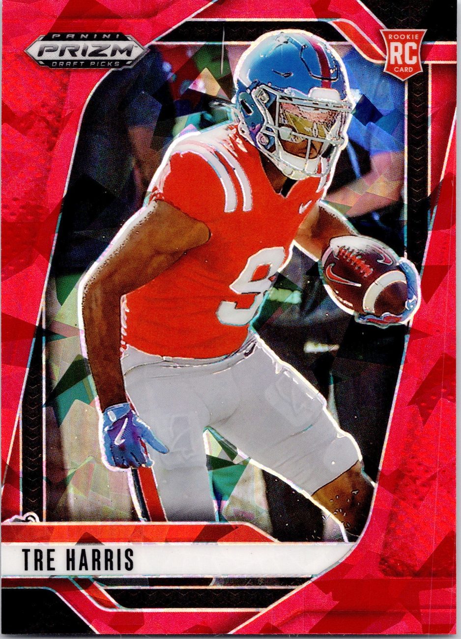 2025 Prizm Draft Picks RED CRACKED ICE Skill Lot x8 - Sampson, Kaleb Johnson