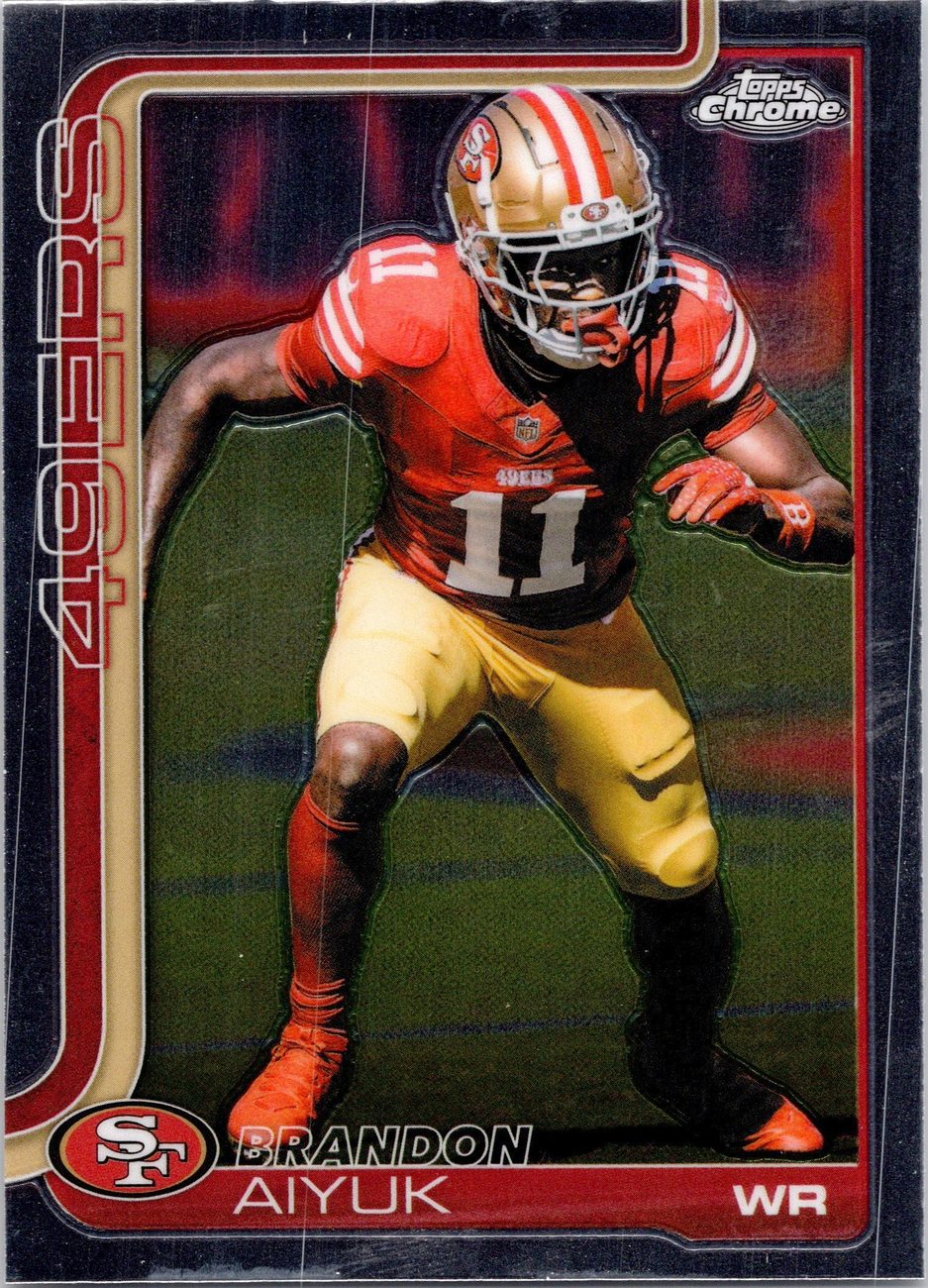 2025 Topps Chrome NFL Stars Lot x8 - Bucky Irving, James Cook, LaPorta