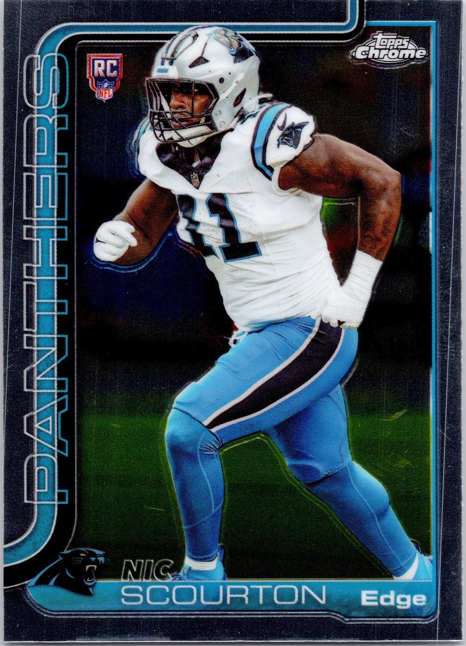 2025 Topps Chrome Rookie Defense Lot x10 - Jalon Walker, Stewart, Barron RC