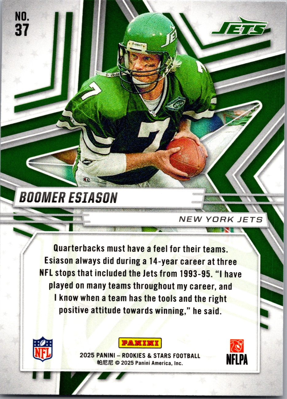 2025 Rookies & Stars Legends Lot x8 - Bledsoe, Peppers, Esiason, Simms