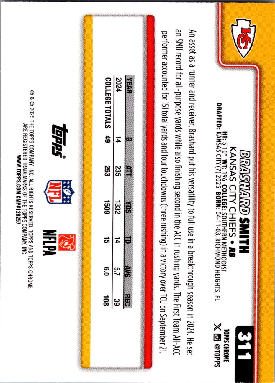 2025 Topps Chrome Rookie Offense Lot x11 - Dillon Gabriel, Higgins, Gordon
