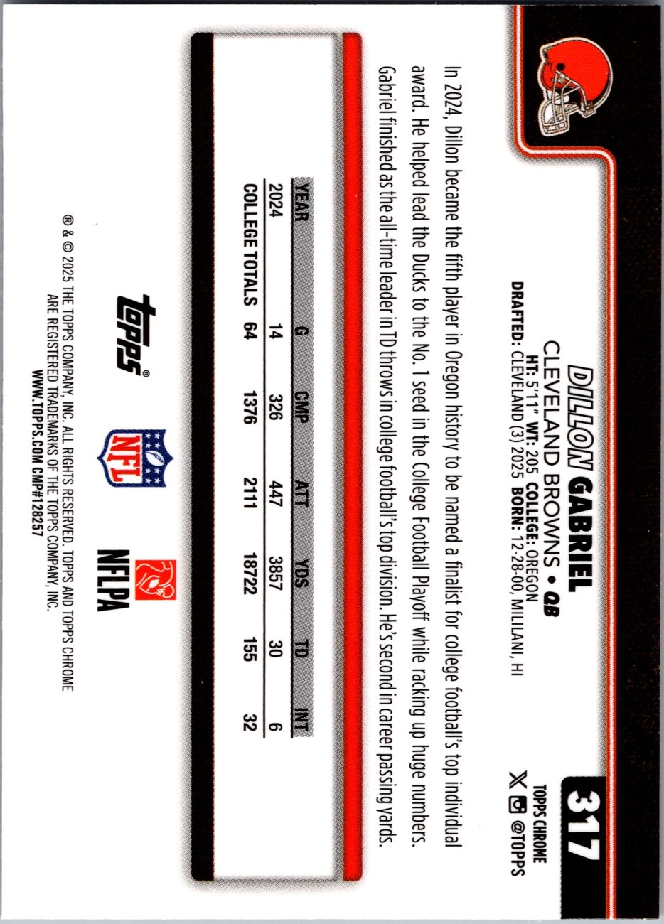 2025 Topps Chrome Rookie X-Fractor Lot x6 - Gabriel, Mike Green, Pink RCs