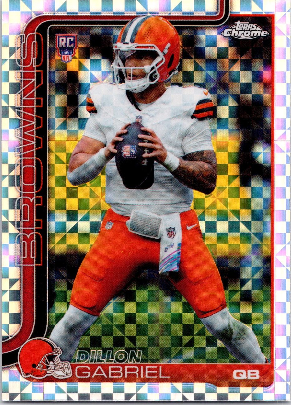 2025 Topps Chrome Rookie X-Fractor Lot x6 - Gabriel, Mike Green, Pink RCs
