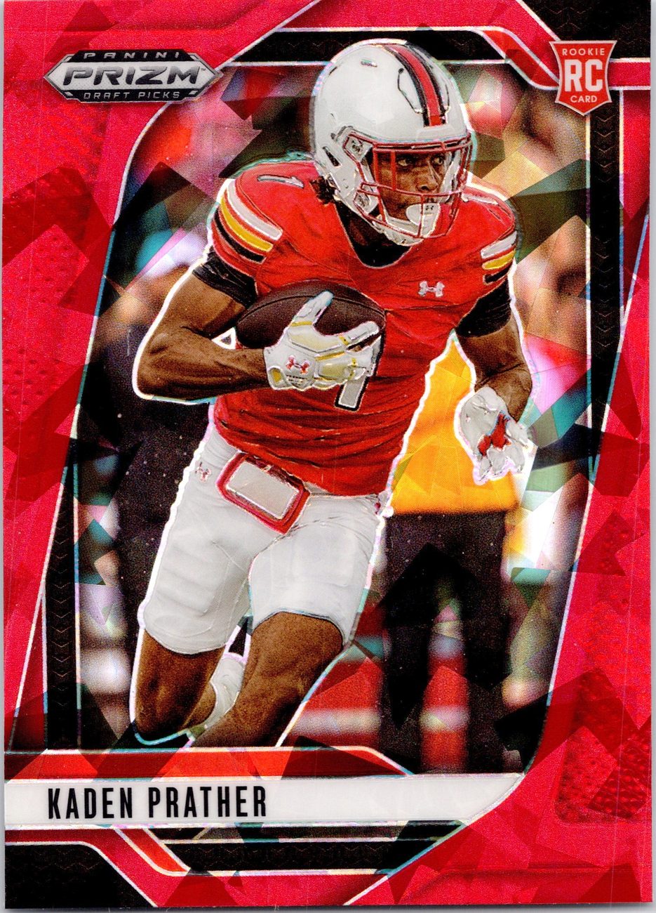 2025 Prizm Draft Picks RED CRACKED ICE Skill Lot x8 - Sampson, Kaleb Johnson