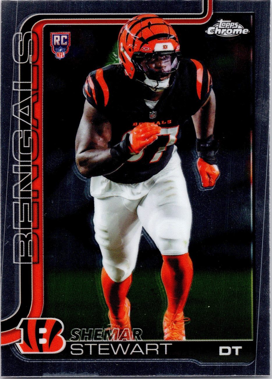 2025 Topps Chrome Rookie Defense Lot x10 - Jalon Walker, Stewart, Barron RC