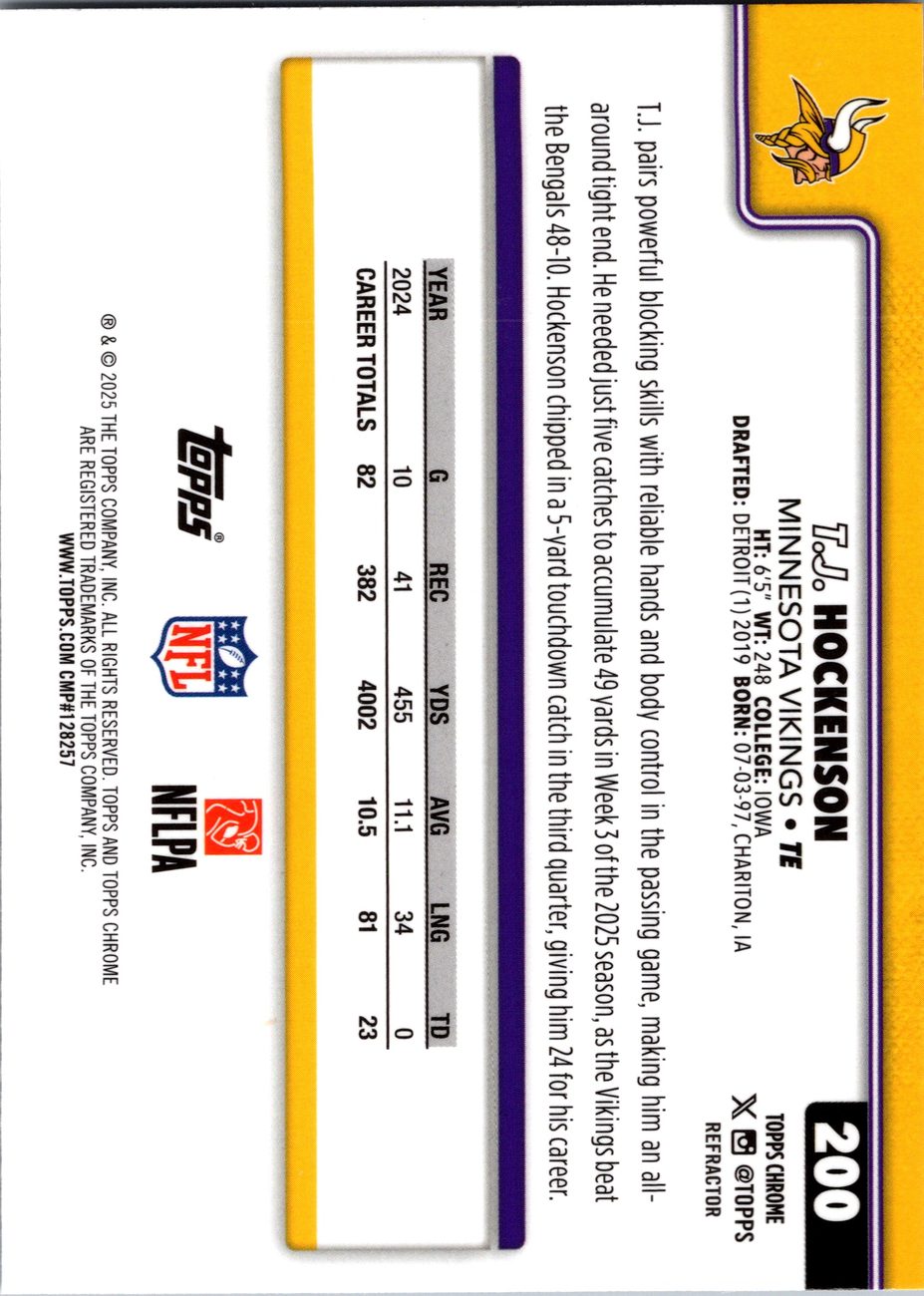 2025 Topps Chrome NFL Stars Lot x8 - Bucky Irving, James Cook, LaPorta