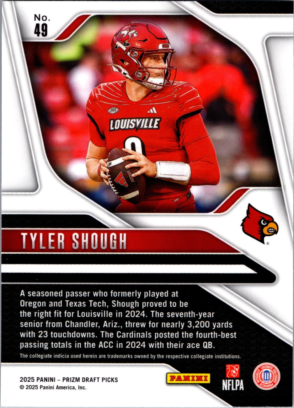 2025 Prizm Draft Picks Rookie Lot x7 - Shough, Stutsman + 2 Silver Prizms