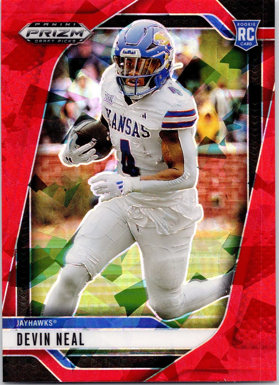 2025 Prizm Draft Picks RED CRACKED ICE Skill Lot x8 - Sampson, Kaleb Johnson