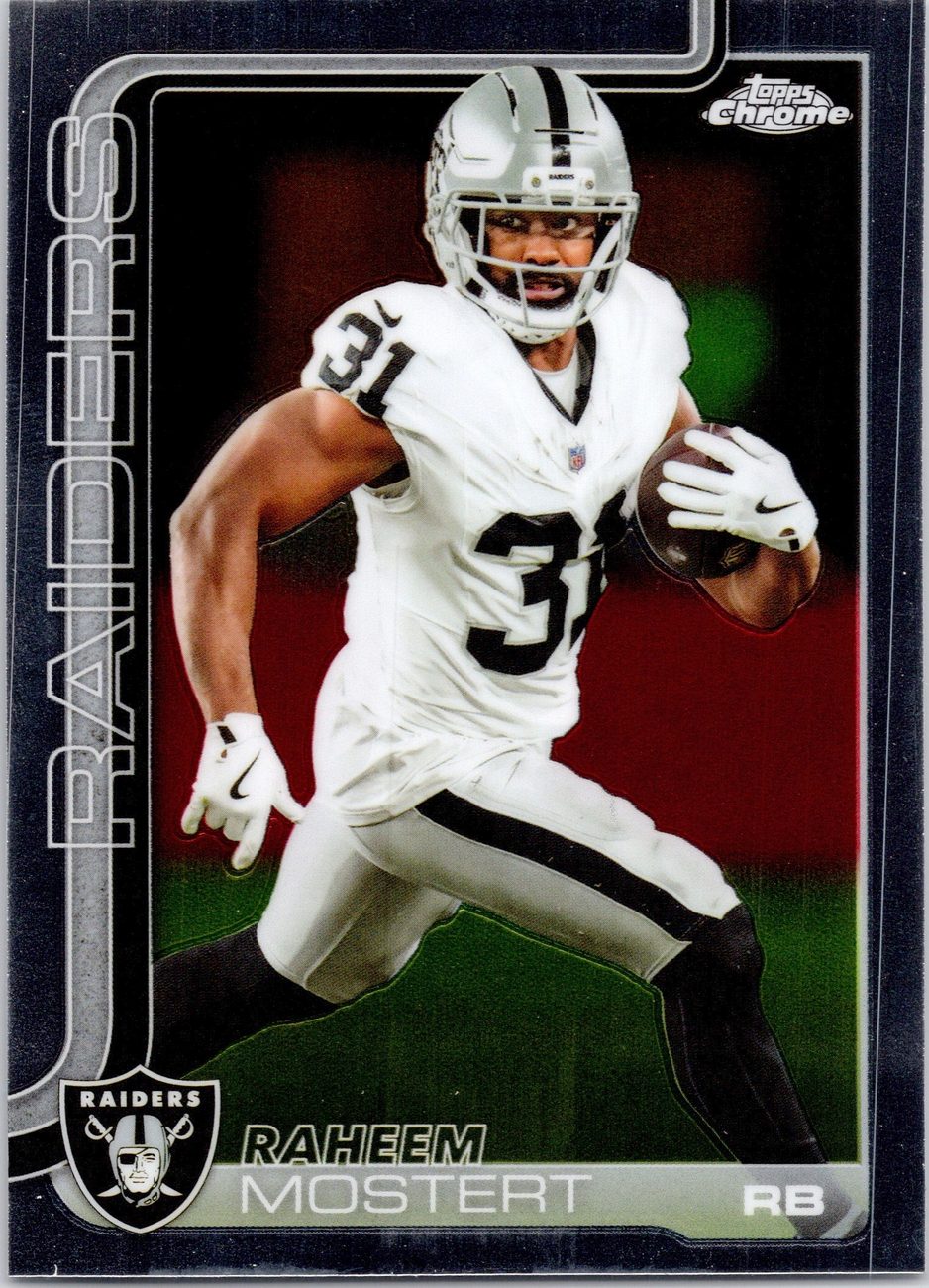 2025 Topps Chrome QB RB TE Lot x8 - Daniel Jones, Swift, Hunter Henry