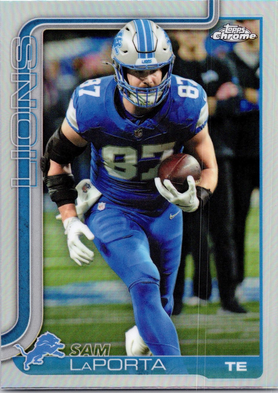 2025 Topps Chrome NFL Stars Lot x8 - Bucky Irving, James Cook, LaPorta
