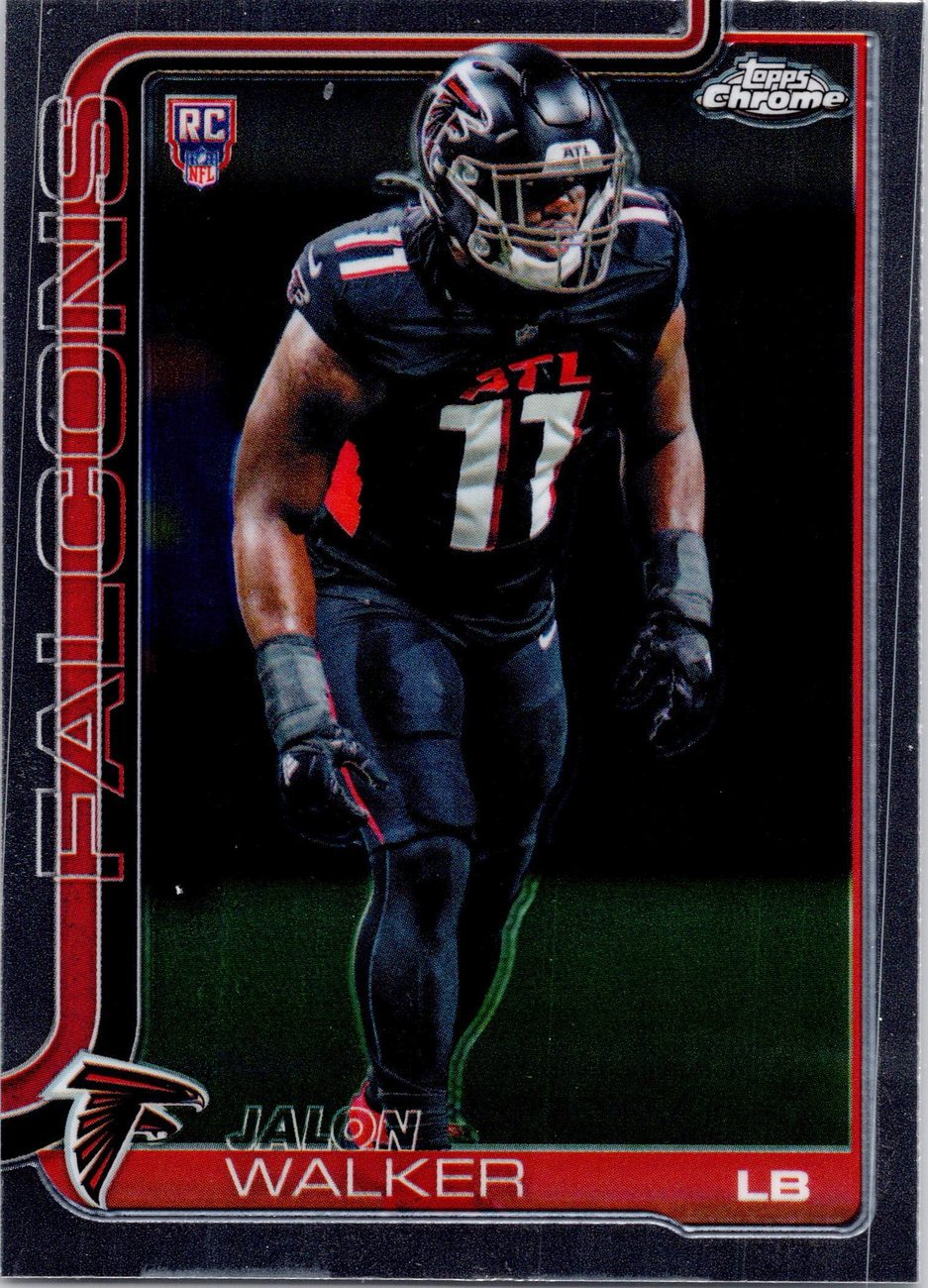 2025 Topps Chrome Rookie Defense Lot x10 - Jalon Walker, Stewart, Barron RC
