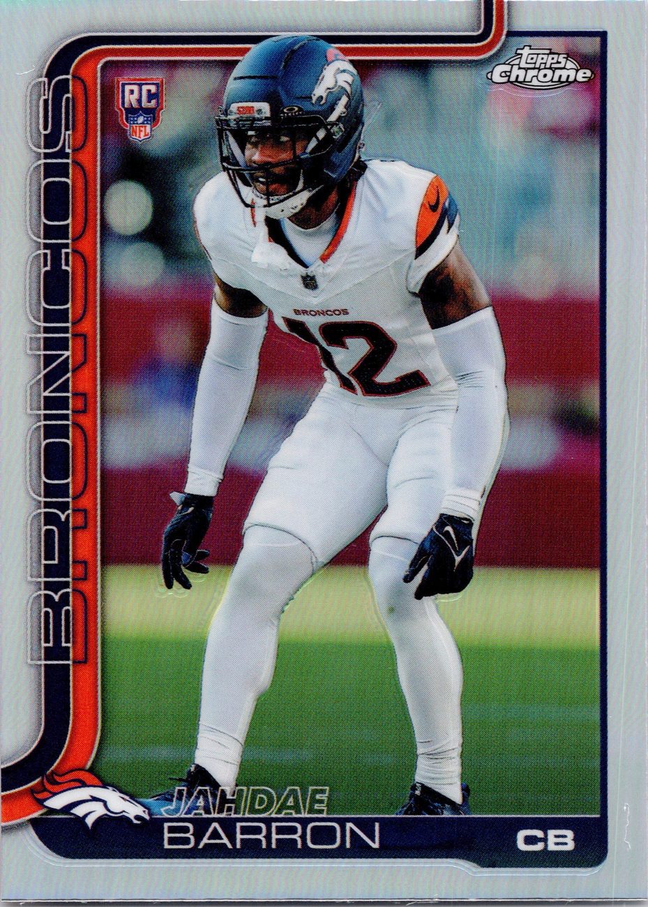 2025 Topps Chrome Rookie Defense Lot x10 - Jalon Walker, Stewart, Barron RC