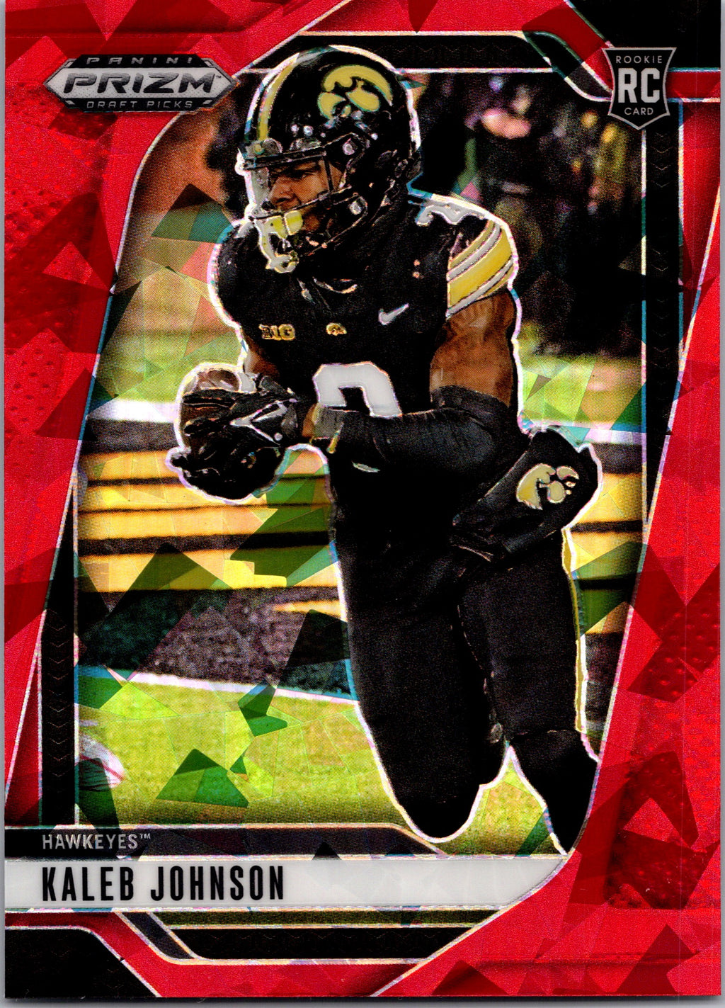 Kaleb Johnson Red Cracked Ice front