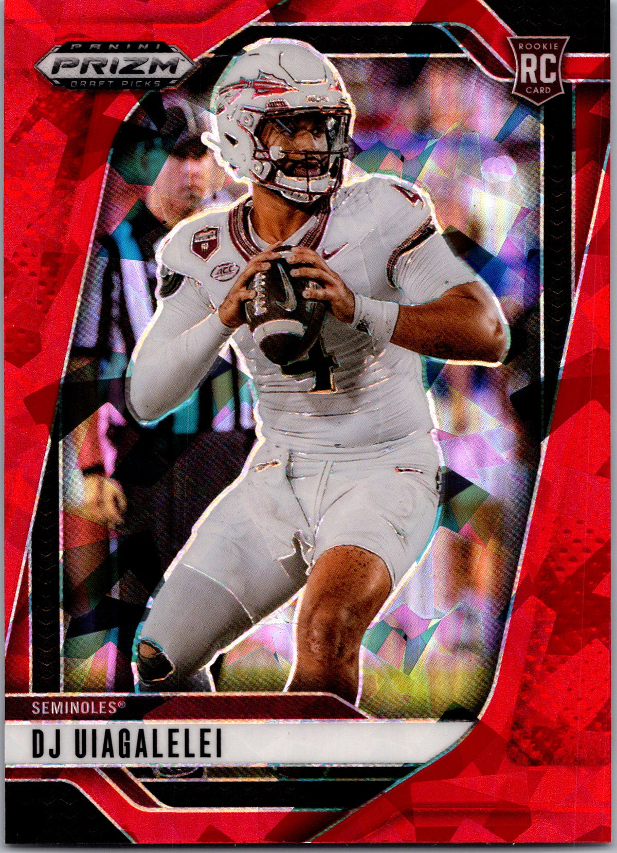 DJ Uiagalelei Red Cracked Ice front