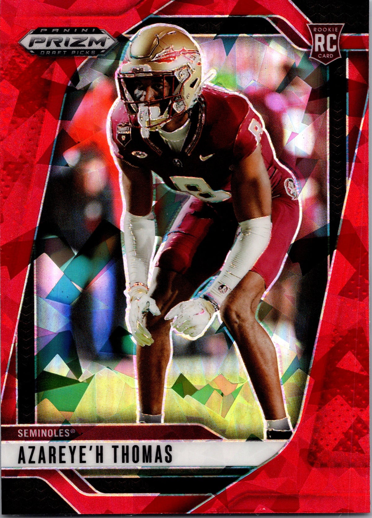 Azareye'h Thomas Red Cracked Ice front