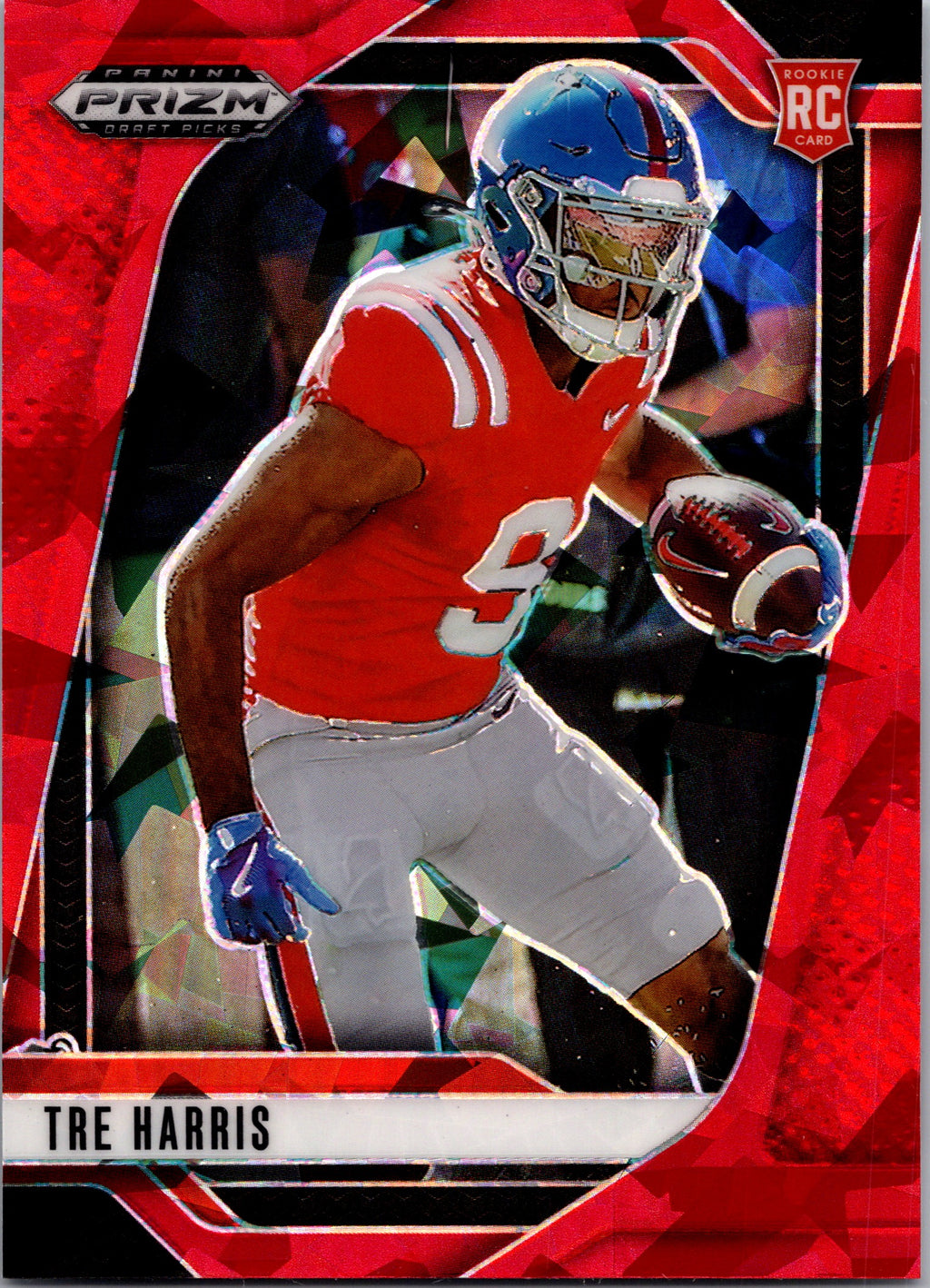 Tre Harris Red Cracked Ice front