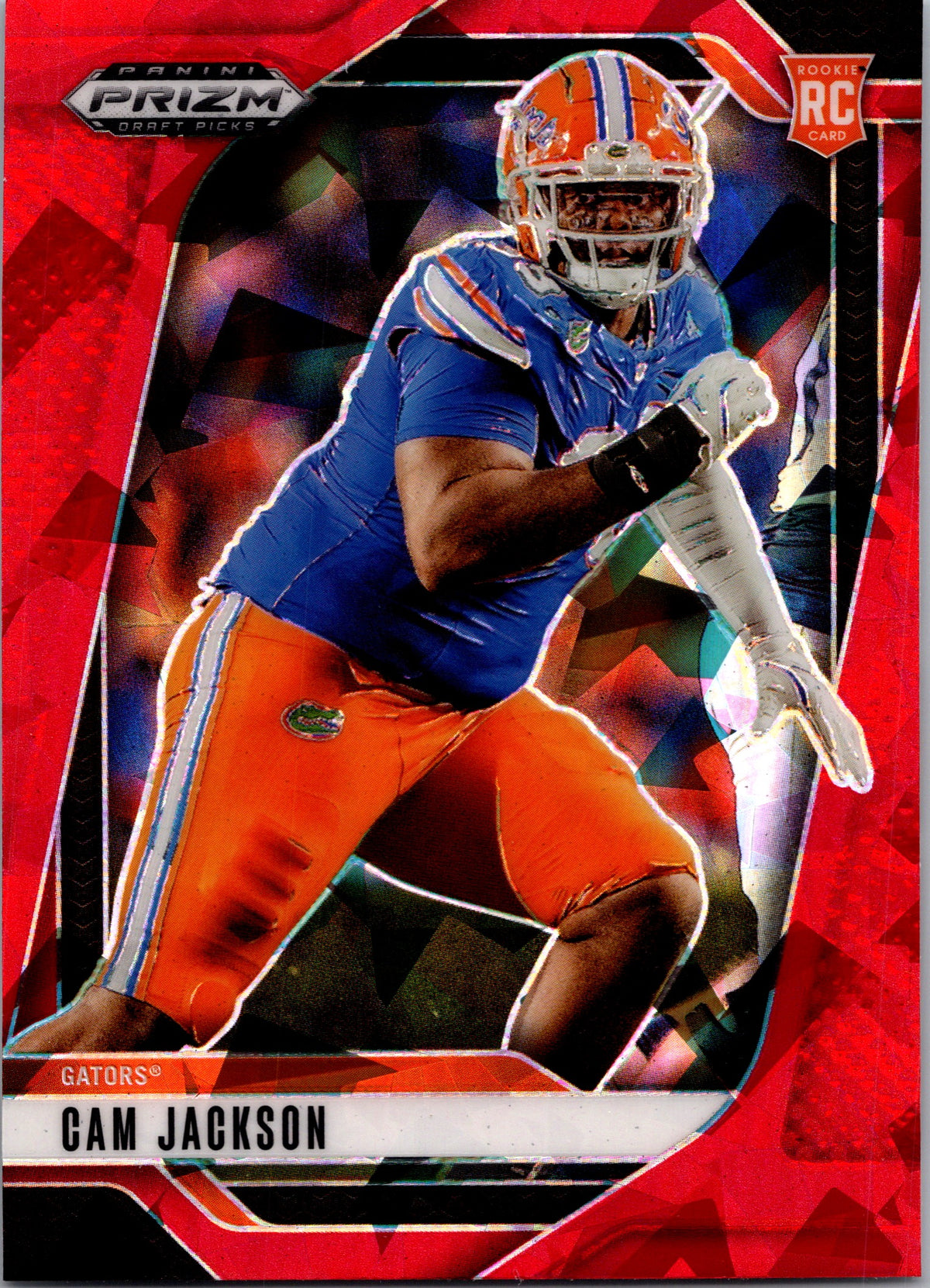Cam Jackson Red Cracked Ice front