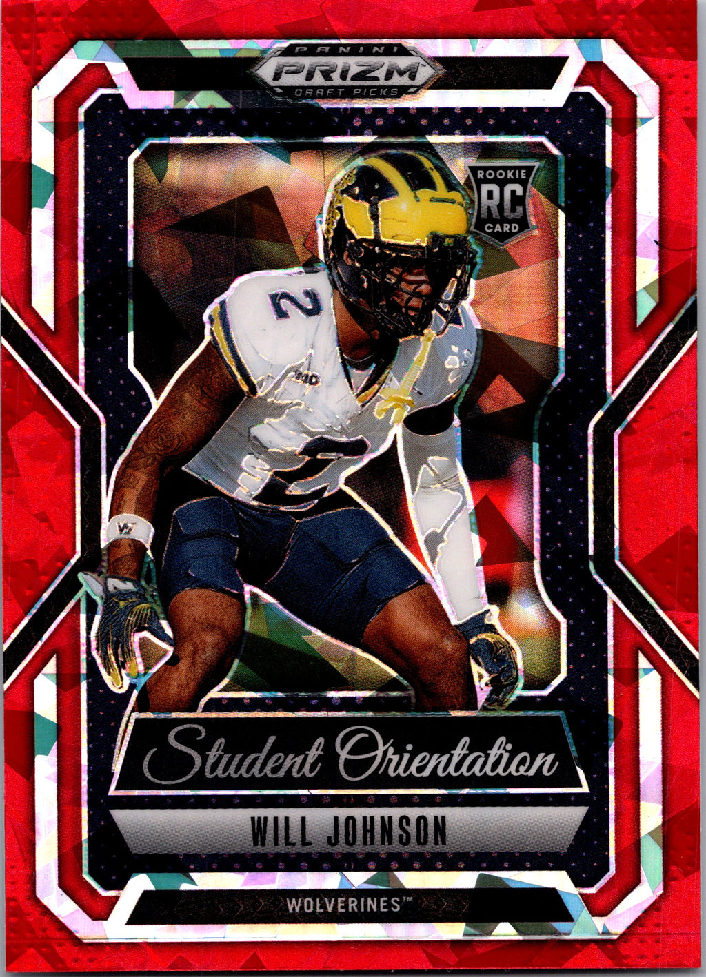 Will Johnson Student Orientation Red Cracked Ice front