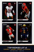 Top Rookies 4-Card Lot cover - Campbell, Walker, Judkins, W. Johnson
