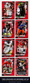 Red Cracked Ice Defense 8-Card Lot cover