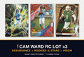 Cam Ward RC 3-Card Lot cover - Resurgence, Rookies & Stars, Prizm