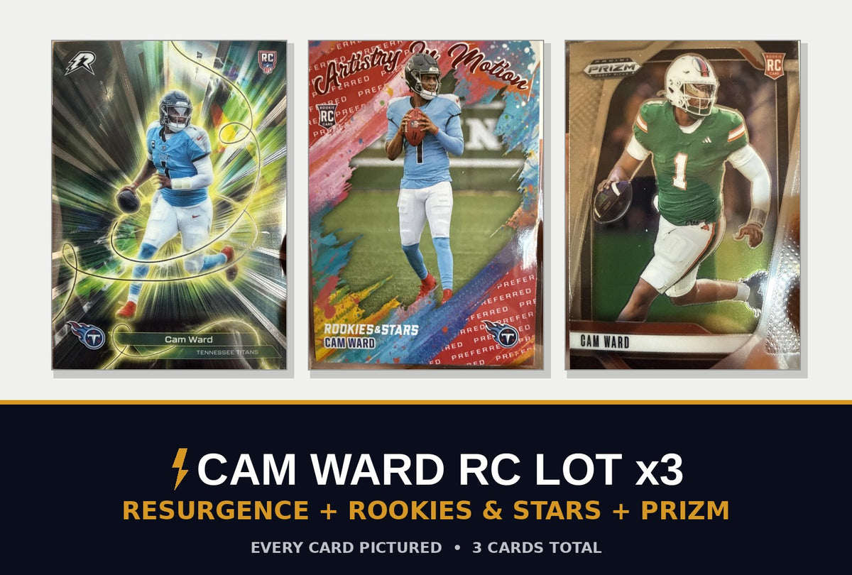 Cam Ward RC 3-Card Lot cover - Resurgence, Rookies & Stars, Prizm