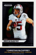 Christian McCaffrey 2025 Panini Prizm Draft Picks - Stanford