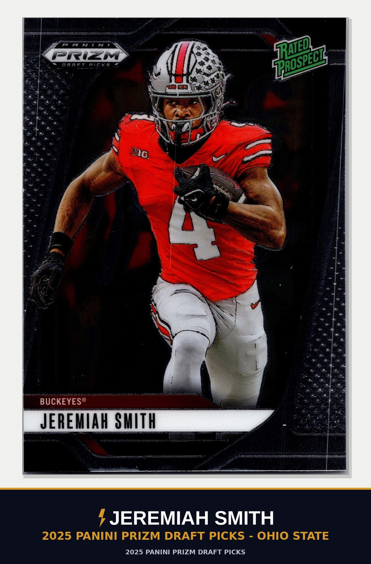 Jeremiah Smith 2025 Panini Prizm Draft Picks - Ohio State