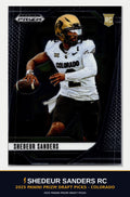 Shedeur Sanders RC 2025 Panini Prizm Draft Picks - Colorado